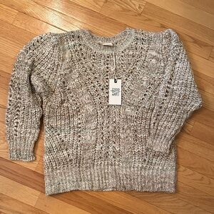 Good Hart Women's Textured Knit Sweater - Cream